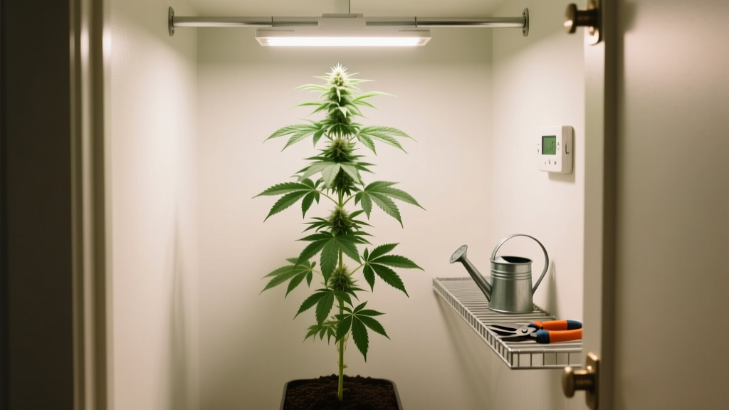 Non-Flowering How to Grow 1 Marijuana Plant Indoors: The Exact 7-Step Light & Pruning Protocol That Prevents Premature Flowering (Even in Small Closets)