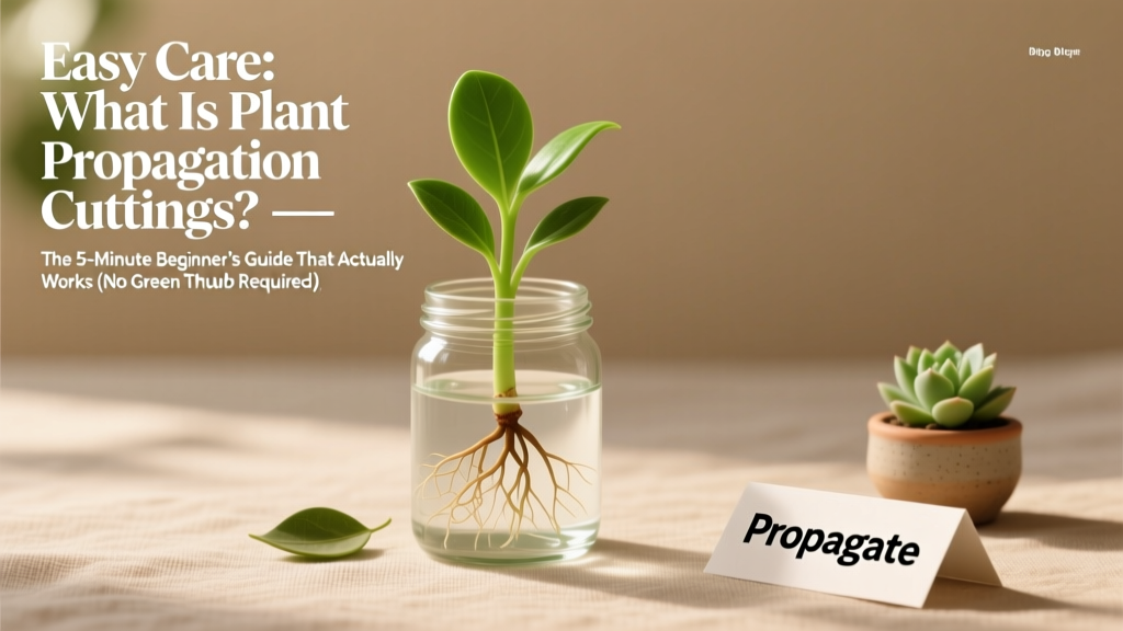 Easy Care What Is Plant Propagation Cuttings? — The 5-Minute Beginner’s Guide That Actually Works (No Green Thumb Required)