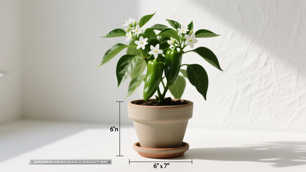 Why Your Indoor Pepper Plants Won’t Flower (It’s Not Light or Nutrients—It’s Pot Size): The Exact Container Dimensions That Trigger Blooming, Backed by University Extension Trials & 3 Years of Grower Data