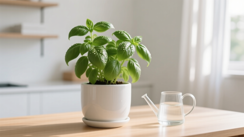 How to Best Keep an Indoor Basil Plant Alive: The Watering Schedule That Actually Works (Not the One Killing Your Herb in 7 Days)