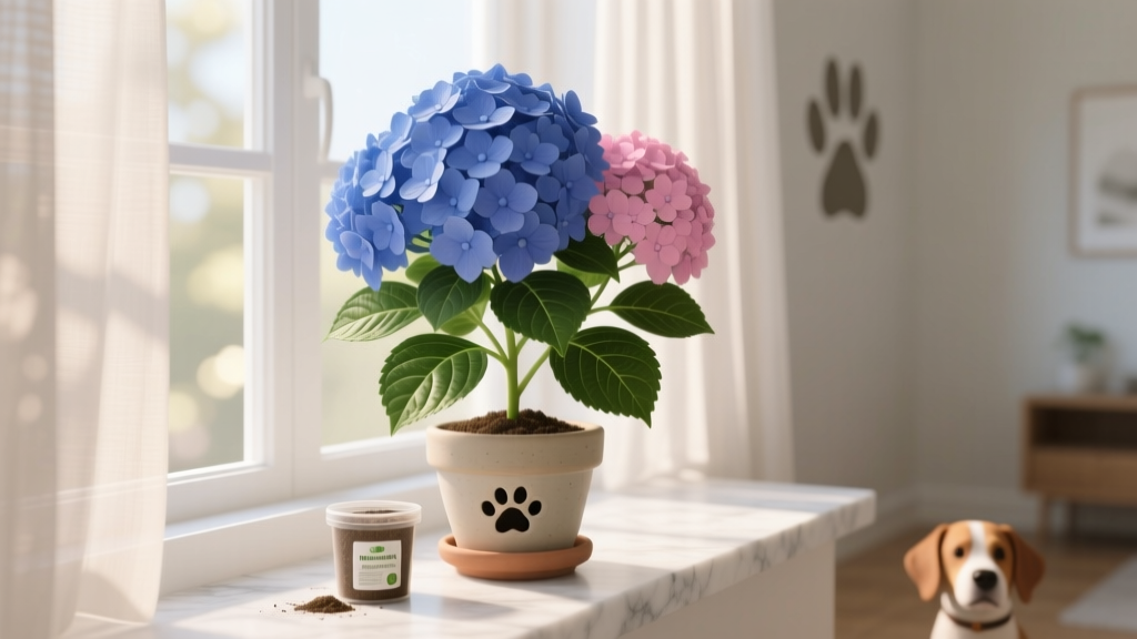 Pet Friendly How to Care for an Indoor Hydrangea Plant: The 7-Step Safety-First Guide That Prevents Toxicity Panic, Saves Your Dog’s Paws From Soil Digging, and Keeps Blooms Vibrant Year-Round (Vet-Reviewed & ASPCA-Verified)