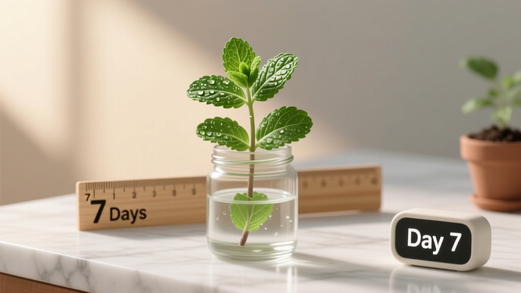 When to Plant Propagated Mint Under $20: The Exact 7-Day Window That Doubles Root Success (Without Buying Pots, Soil, or Fertilizer)