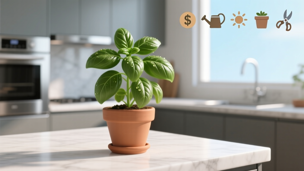 Yes, Basil *Is* an Indoor Plant Under $20—Here’s Exactly How to Grow Thriving, Harvest-Ready Plants (No Greenhouse, No Experience, Just 5 Smart Swaps That Save $37+)