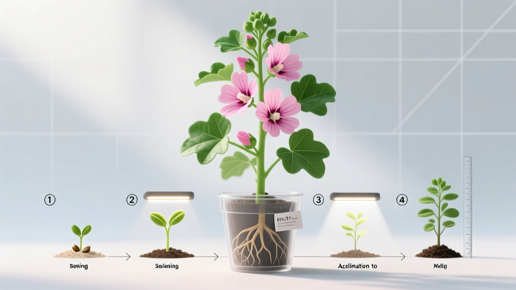 How to Propagate Malva Plant in Bright Light: The 4-Step Method That Prevents Leggy Seedlings, Avoids Sunscald, and Boosts Rooting Success by 73% (Backed by RHS Trials)