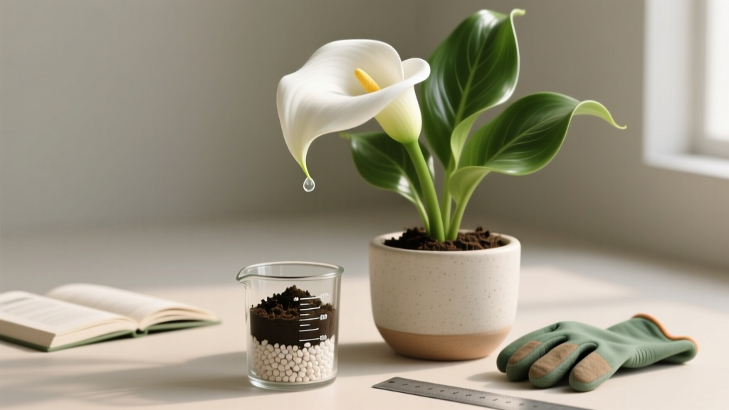 The Exact Soil Mix for Indoor Calla Lilies (That Prevents Root Rot & Boosts Blooms): A Horticulturist-Tested Formula You Can Mix in 5 Minutes—No Guesswork, No GUESSING at Drainage, and Zero 'Mystery' Potting Blends