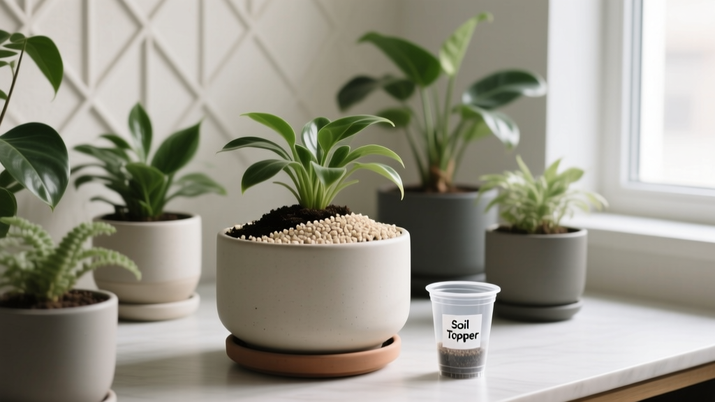 What Can I Put on Top of Soil for Indoor Plants? Your Repotting Guide to Prevent Mold, Boost Drainage & Stop Pests—Without Overwatering or Killing Roots
