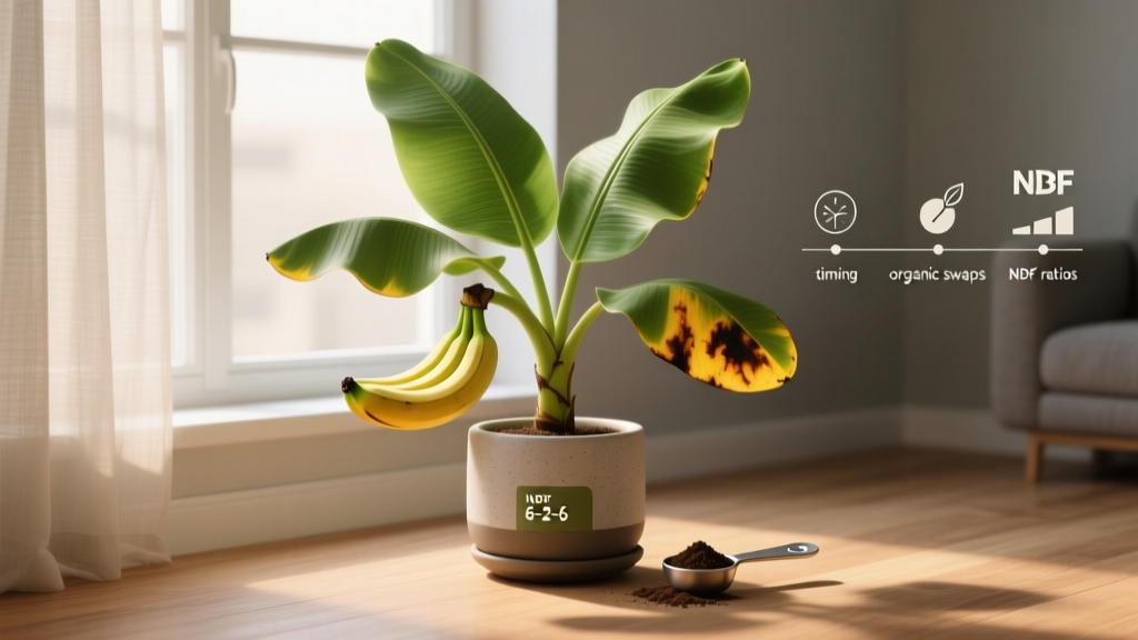 Can Banana Plant Grow Indoors Fertilizer Guide: The Exact NPK Ratios, Timing & Organic Swaps That Prevent Leaf Burn, Stunted Growth, and Yellowing—Even in Low-Light Apartments (No Guesswork Needed)