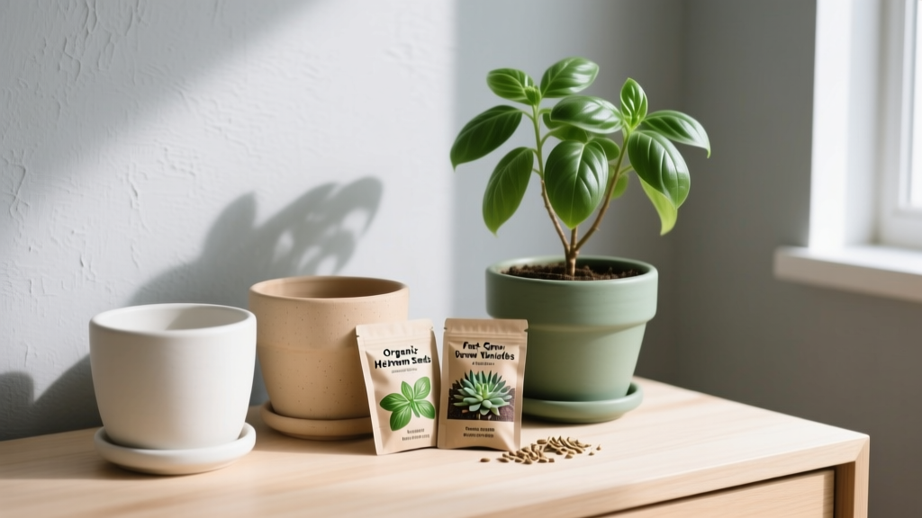 Indoor Plant Pots & Seeds: What You Really Need
