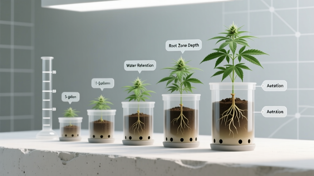 How to Grow What Size Pot for Indoor Weed Plant: The Exact Container Sizing Formula (Backed by 7 Years of Grow Room Data & Root-Zone Science)