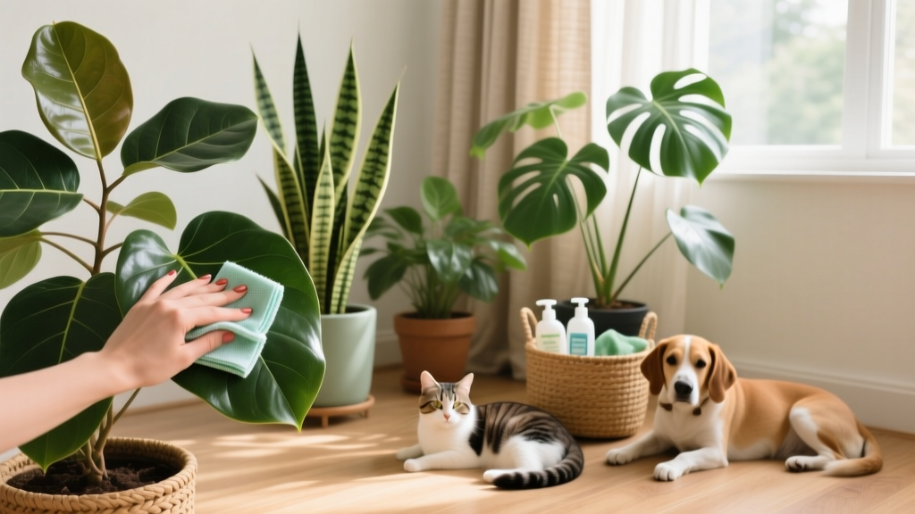 Pet Friendly How to Clean Dust Off Indoor Plant Leaves: 7 Safe, Vet-Approved Methods That Actually Boost Photosynthesis (No Toxic Sprays, No Stress for Your Cat or Dog)