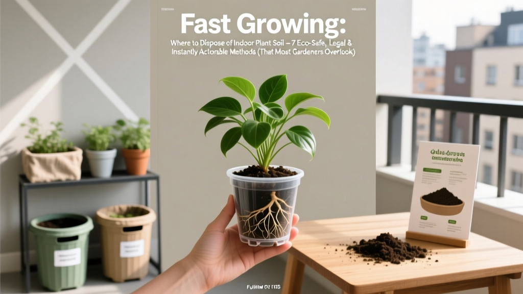 Fast Growing Where to Dispose of Indoor Plant Soil: 7 Eco-Safe, Legal & Instantly Actionable Methods (That Most Gardeners Overlook)