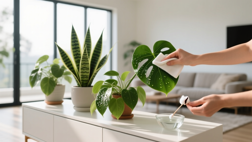 Low Maintenance How to Keep Indoor Plants Shiny: 5 Gentle, Non-Toxic Methods That Take Under 90 Seconds (No Leaf Shine Sprays, No Wiping Stress, No Sticky Residue)