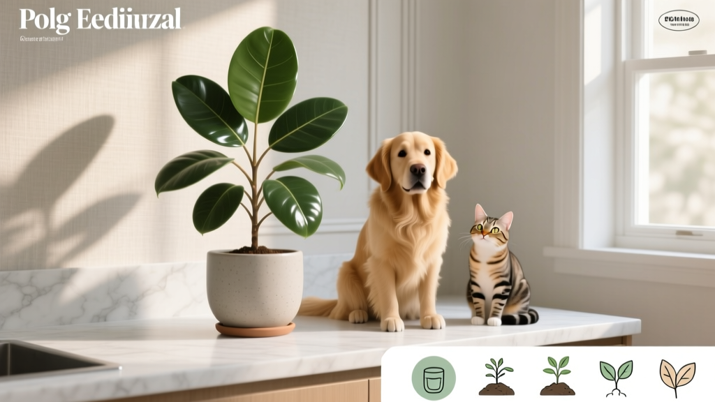 Pet Friendly How to Propagate Rubber Plant: 5 Safe, Vet-Approved Methods That Won’t Harm Your Dog or Cat (No Toxic Latex Exposure, No Sticky Mess, No Stress for You or Them)