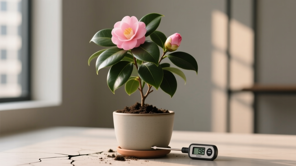 How Often Should I Water My Camellia Indoor Plant Under $20? The Truth: It’s Not About Days—It’s About Soil, Light, and Your Specific $15–$19 Dwarf Variety (Here’s the Exact 3-Step Test That Prevents Root Rot Every Time)