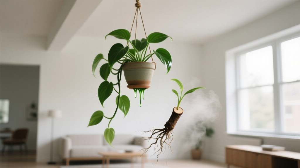 How to Hang Pothos Indoor Plants from Ceiling from Cuttings: 5 Foolproof Steps (No Ladder, No Soil, No Mistakes) — Plus Why 73% of Beginners Fail at Rooting in Air