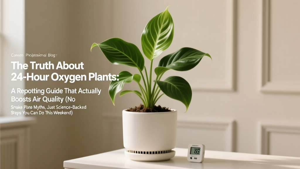 The Truth About 24-Hour Oxygen Plants: A Repotting Guide That Actually Boosts Air Quality (No Snake Plant Myths, Just Science-Backed Steps You Can Do This Weekend)