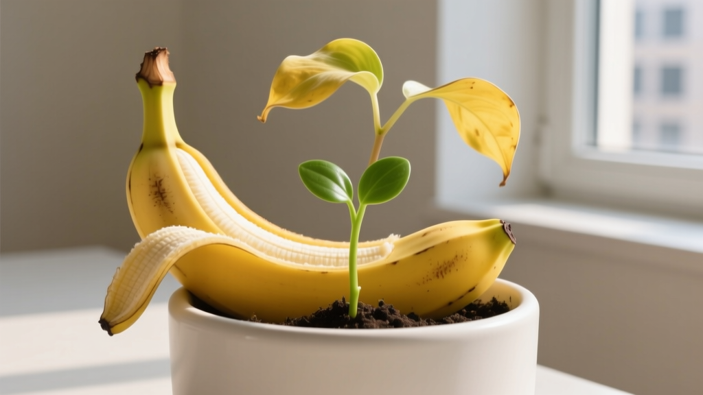 Can a banana help a plant grow indoors not growing? The truth about banana peels, potassium myths, and 5 science-backed fixes that actually revive stalled houseplants — no gimmicks, just results.