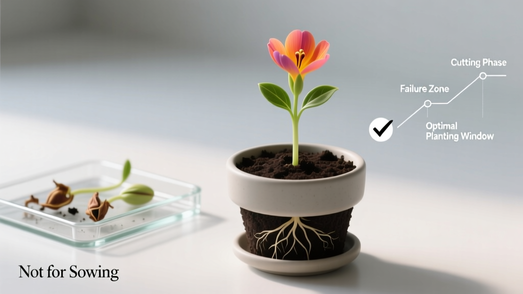 Stop Wasting Time & Seeds: The Exact Indoor Planting Window for Ipomopsis — Why 'Seeds from Cuttings' Is a Botanical Misstep (And What to Do Instead)