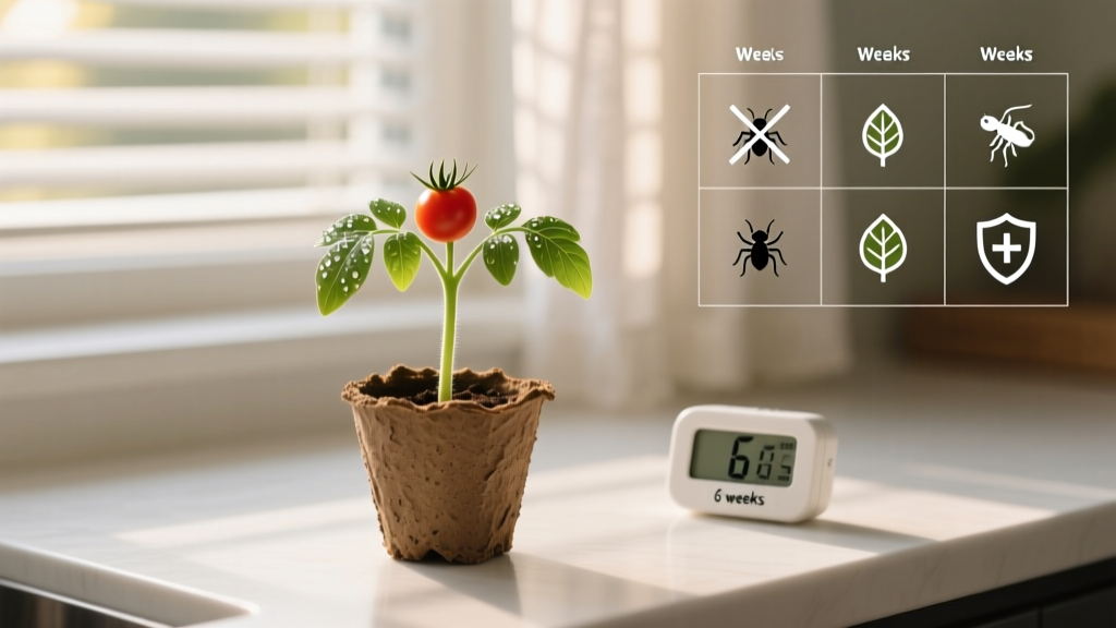 When to Plant Tomato Seeds Indoors in NJ Pest Control: The Exact 6-Week Countdown Calendar That Prevents Early Blight, Aphids & Damping-Off Before Transplanting — No Guesswork, No Crop Loss