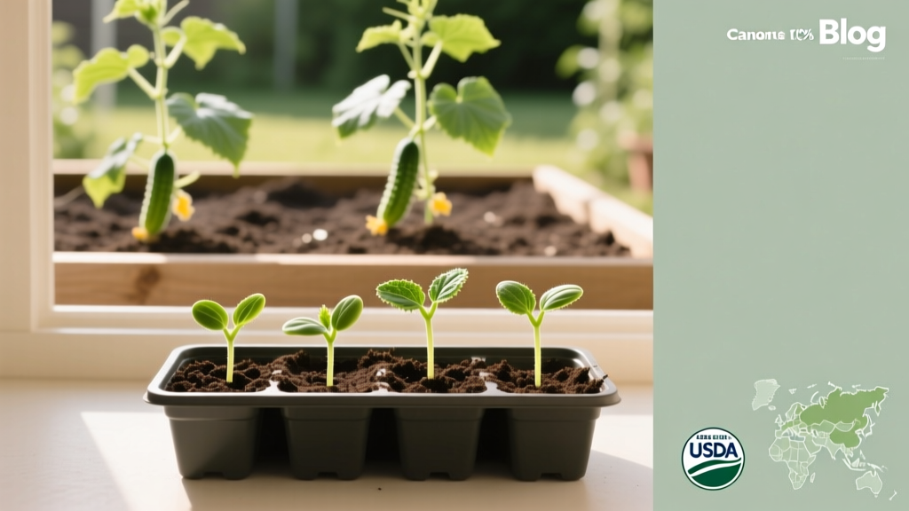 Stop Losing Cucumber Seedlings! The Exact Indoor Sowing + Outdoor Transplanting Timeline (Backed by USDA Zone Data & 7-Year Extension Trials)