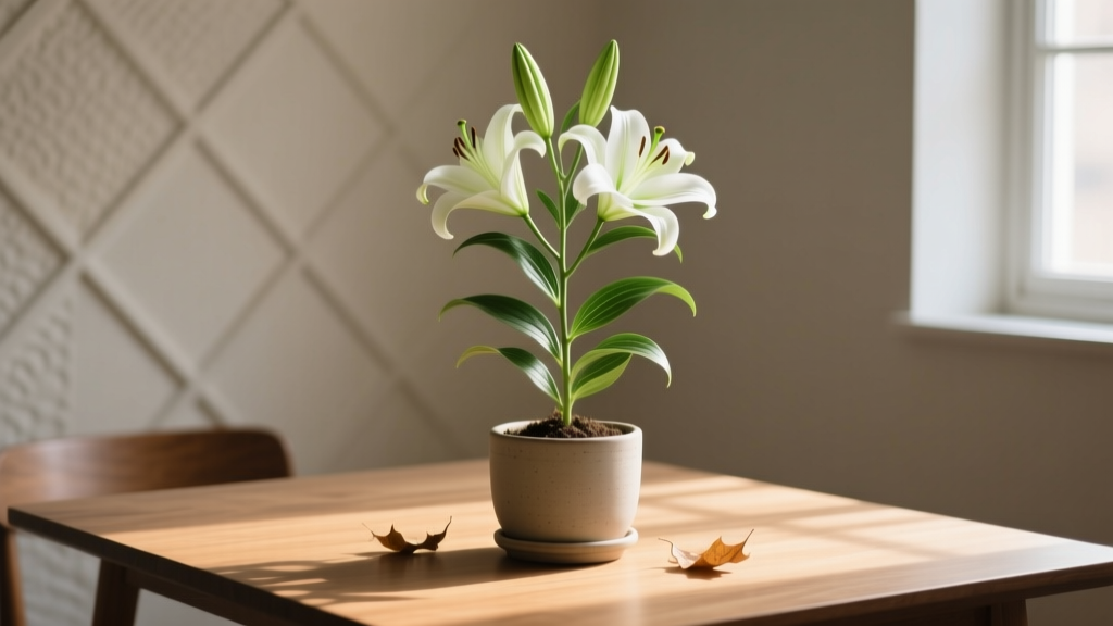 Why Your Indoor Lily Is Dropping Leaves & How Long It Can *Really* Live Indoors: A Botanist-Backed Care Reset (Not Just 'Water Less' Advice)