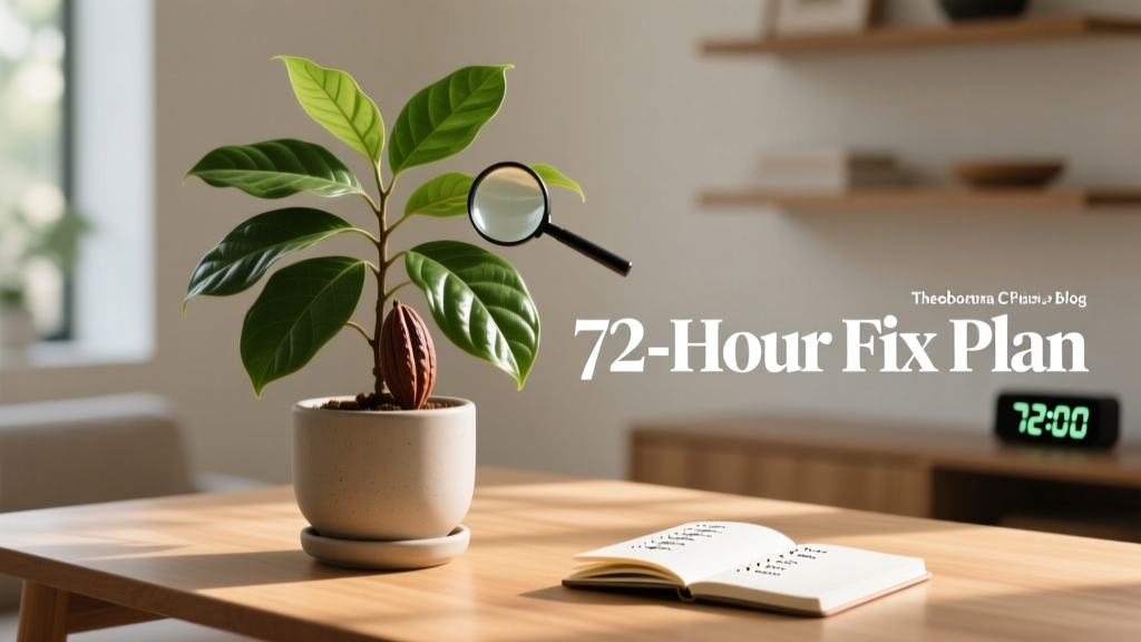 Why Your Indoor Cocoa Plant Is Dropping Leaves (and Exactly What to Fix in 72 Hours—No More Guesswork, Just Science-Backed Steps)