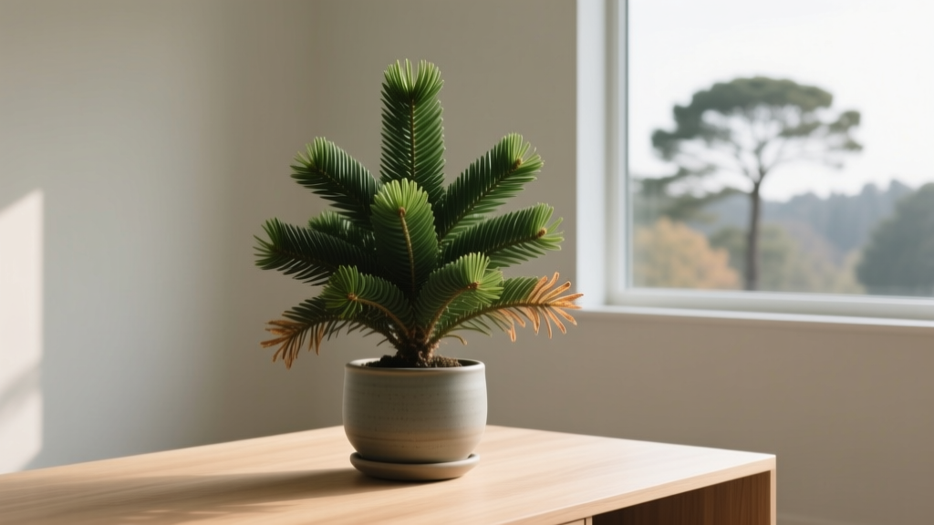 Outdoor Norfolk Pine Houseplant Care: 7 Non-Negotiable Steps You’re Probably Skipping (That Cause Browning, Drooping & Sudden Death Every Winter)
