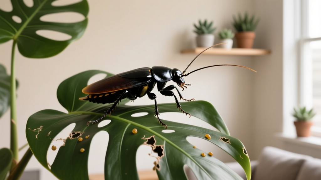 Can Large Cockroaches Kill Indoor Plants? The Truth About Roach Damage, Hidden Risks, and 7 Proven Steps to Protect Your Foliage Without Pesticides