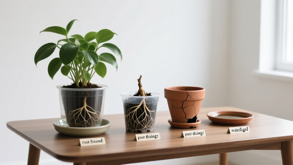 How to Pick Pots and Saucers for an Indoor Plant Not Growing: 7 Root-Cause Fixes You’re Overlooking (Including the One That Causes 68% of Stunted Growth)