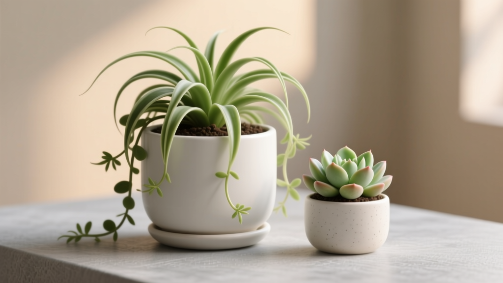Can succulent can hanging spider plants grow in low light? The truth about low-light tolerance—plus 5 proven strategies to keep both thriving (without artificial lights or daily monitoring)