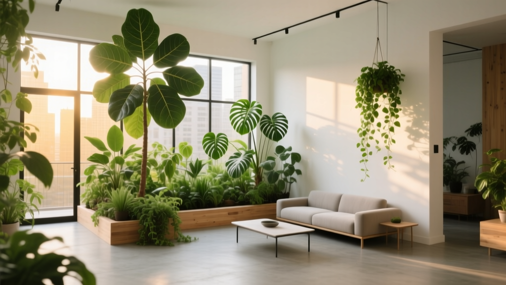 Large Indoor Plant Area in Bright Light: Benefits & Tips