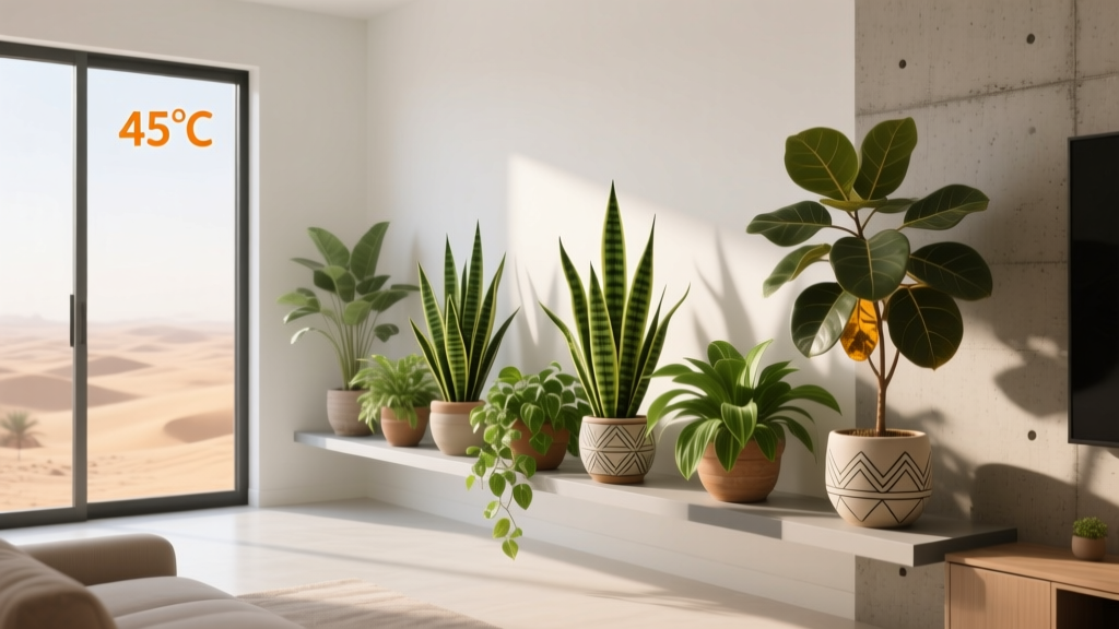 The Best How to Grow Indoor Plants in UAE: 7 Climate-Smart Secrets That Actually Work (No More Yellow Leaves, Brown Tips, or Sudden Death in 45°C Heat)