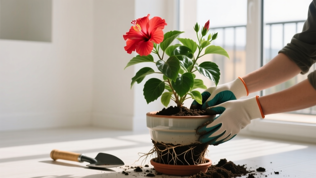 Can You Bring Hibiscus Plant Indoors Repotting Guide: 7 Non-Negotiable Steps to Avoid Shock, Root Rot & Leaf Drop (Most Gardeners Skip #3)