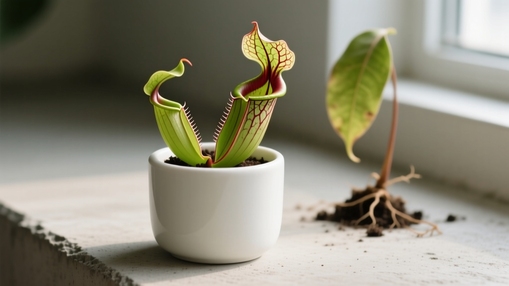Can You Propagate a Pitcher Plant Root Dropping Leaves? Yes—But Only After Diagnosing the Real Cause (Here’s Exactly How to Save It First)
