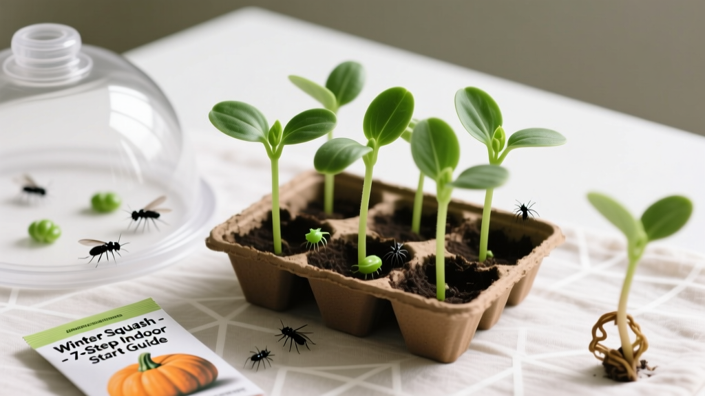When to Plant Winter Squash Seeds Indoors Pest Control: The 7-Step Indoor Start Guide That Stops Aphids, Fungus Gnats & Damping-Off Before They Start (No More Wasted Seeds or Stunted Seedlings!)