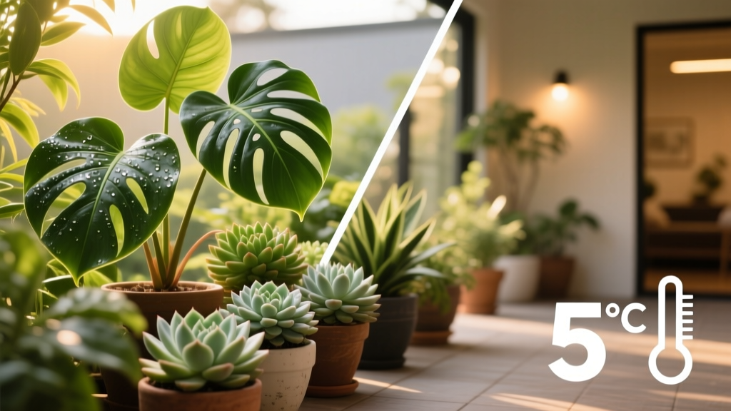 Succulent when to take tropical plants indoors: The 5°F Rule You’re Ignoring (and Why Waiting Until Frost Kills Your Calathea, Monstera & Echeveria)