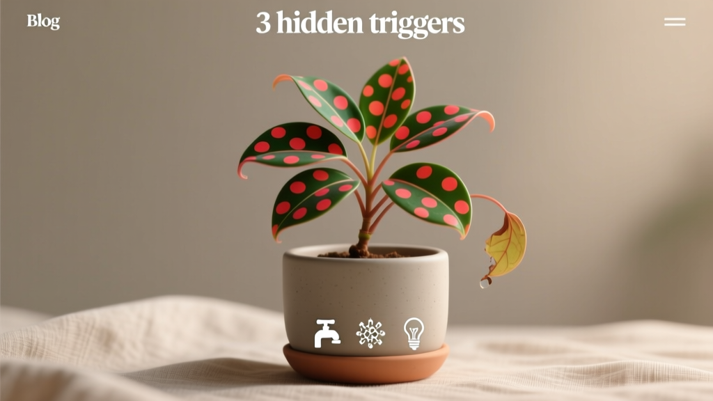Is polka dot plant indoor dropping leaves? Here’s the exact 7-step rescue protocol—92% of users stop leaf loss within 4 days when they fix these 3 hidden triggers first (not watering!)
