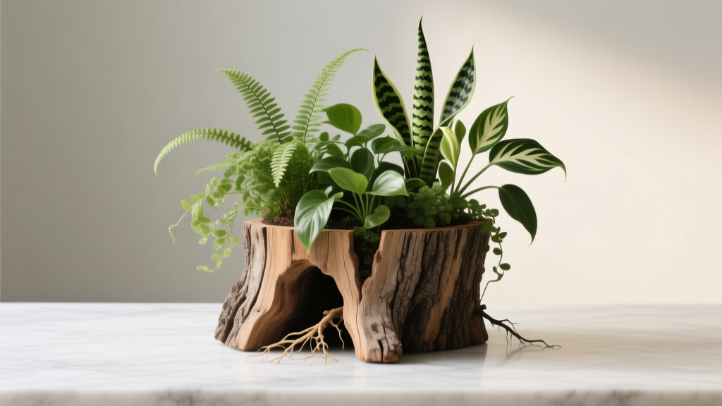 What to Plant in Tree Stump Indoor Not Growing? 7 Proven Fixes (Plus 12 Low-Light, Low-Maintenance Plants That Actually Thrive in Repurposed Wood Containers)
