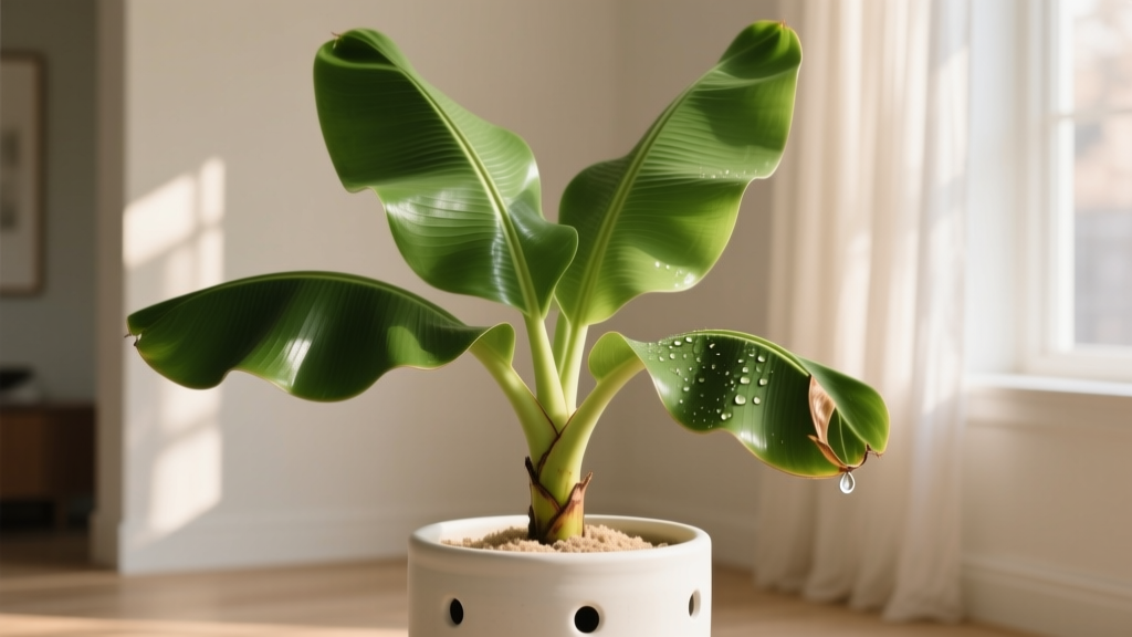 Stop Drowning or Drying Out Your Indoor Banana Plant: The Exact Watering Schedule + Repotting Guide That Prevents Root Rot, Leaf Curl, and Stunted Growth (Backed by Tropical Horticulturists)