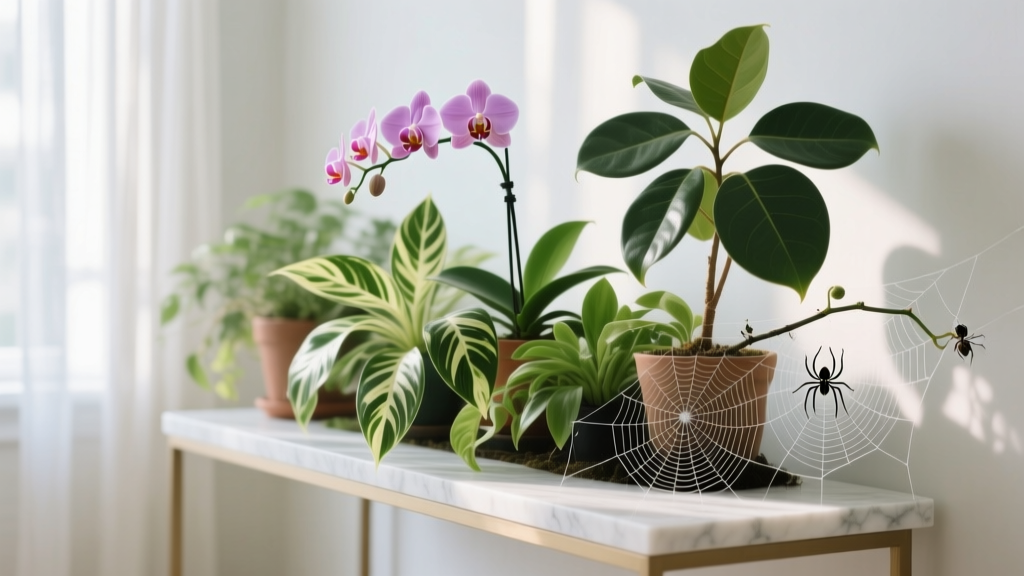 Flowering Indoor Plants Infested with Spiders & Webs? Here’s the Exact 5-Step Protocol Gardeners & Plant Therapists Use to Eradicate Them—Without Harming Blooms, Leaves, or Your Pet’s Safety