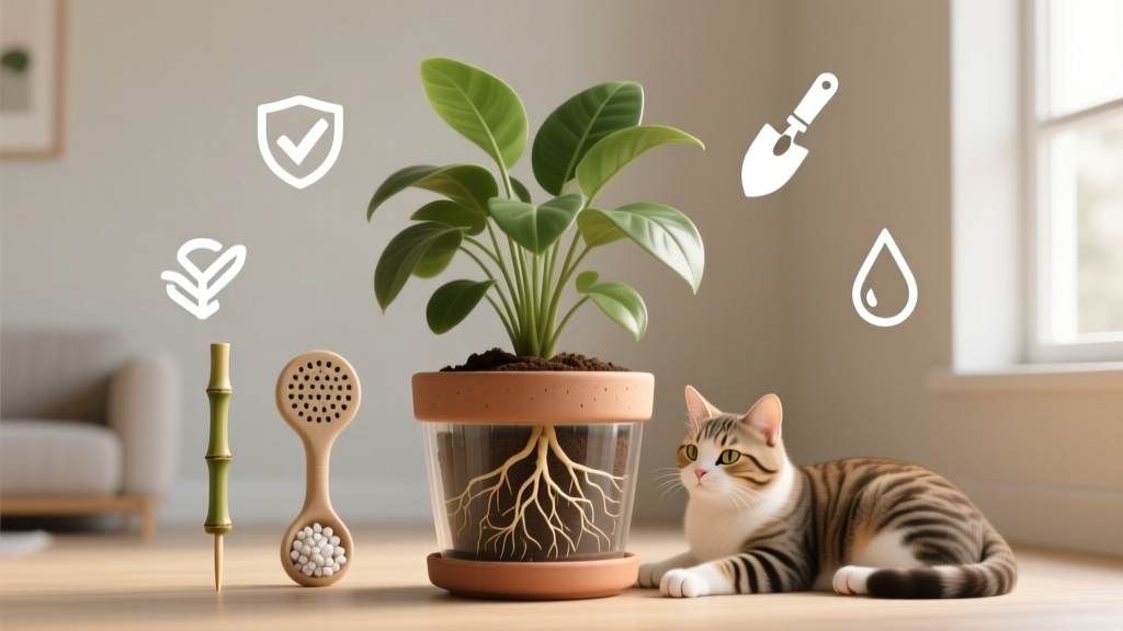 Pet Friendly How to Decompact Soil for Indoor Plants: 5 Vet-Approved, Non-Toxic Methods That Actually Work (No More Root Rot or Stressed Paws!)