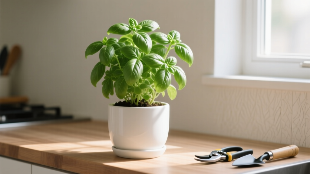 How Big Do Basil Plants Get Indoors? The Truth About Indoor Basil Size (Spoiler: It’s Not Just Genetics — Your Light & Pruning Habits Control 80% of Its Final Height)