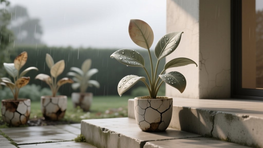 Can You Put Indoor Artificial Plants Outside? The Truth About UV Damage, Weatherproofing, and Which ‘Flowering’ Fakes Actually Survive Year-Round (Spoiler: Most Don’t)