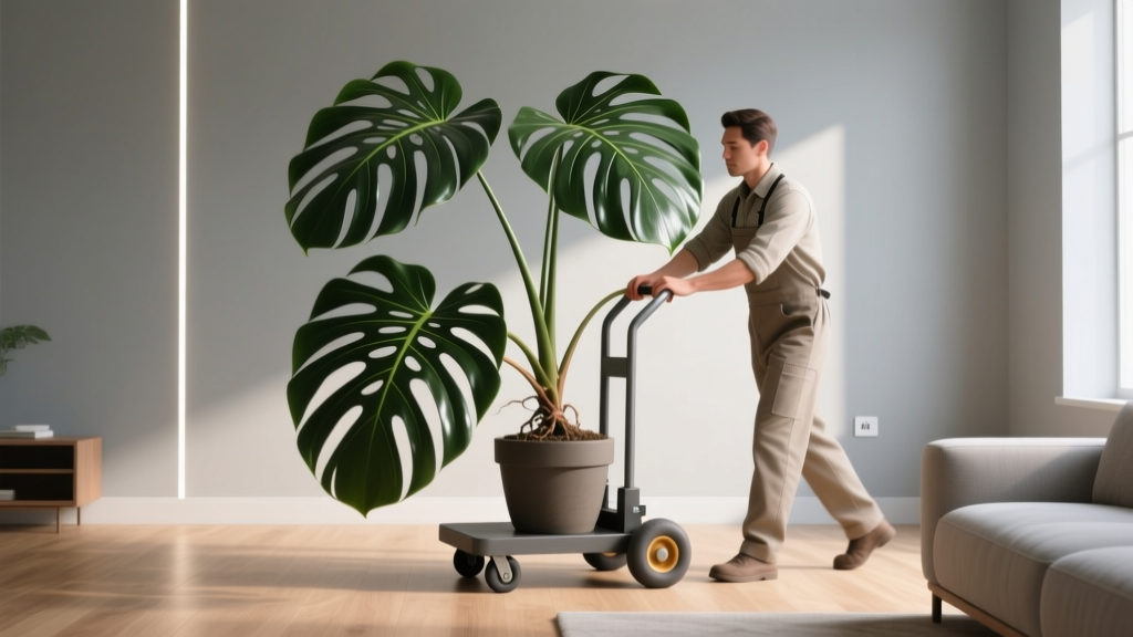 How to Move Large Indoor Plants Without Killing Them: 7 Stress-Reducing Steps (Backed by Horticulturists) That Prevent Leaf Drop, Root Shock, and Broken Stems — Even for 100+ lb Monstera Deliciosas and Fiddle Leaf Figs