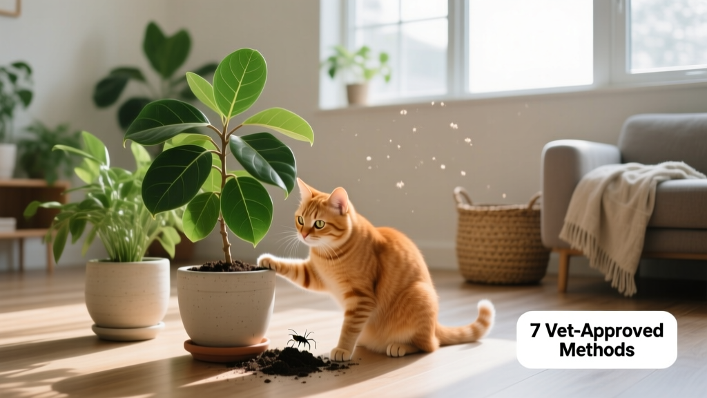 Toxic to Cats? How to Kill Indoor Plant Bugs Naturally Without Harming Your Feline — 7 Vet-Approved, Zero-Poison Methods That Actually Work (No Neem Confusion, No Dish Soap Risks)