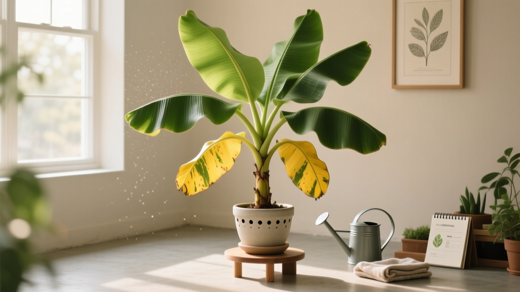 How to Store a Banana Plant Indoors With Yellow Leaves: 7 Science-Backed Steps to Reverse Chlorosis, Prevent Root Rot, and Restore Vibrant Green Growth—Without Throwing It Away
