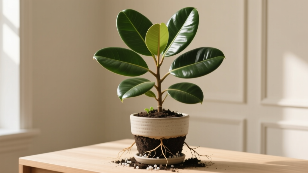 The Rubber Tree Soil Mix Mistake 92% of Indoor Gardeners Make (And Exactly How to Fix It for Lush, Root-Healthy Growth)