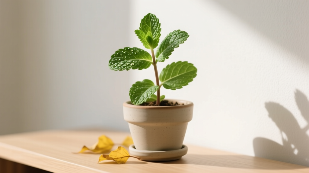 How to Care for a Mint Plant Indoors with Yellow Leaves: 7 Science-Backed Fixes That Restore Vibrant Green in Under 10 Days (No More Guesswork or Dead Plants)