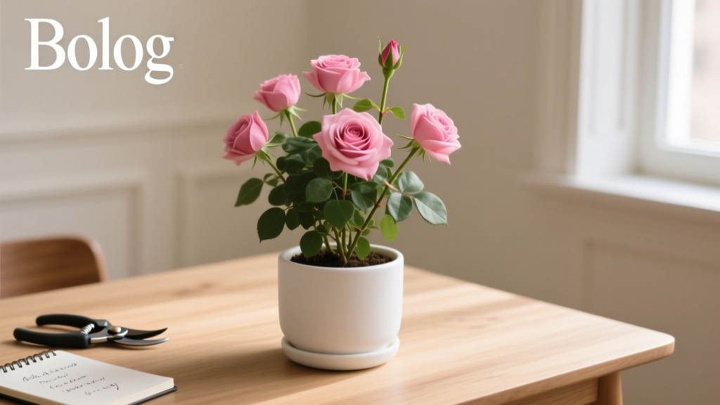 Large How to Prune an Indoor Rose Plant: The 7-Step No-Stress Method That Prevents Leggy Growth, Boosts Blooms by 60%, and Saves Your Favorite Miniature or Patio Rose from Decline (Even If You’ve Killed One Before)