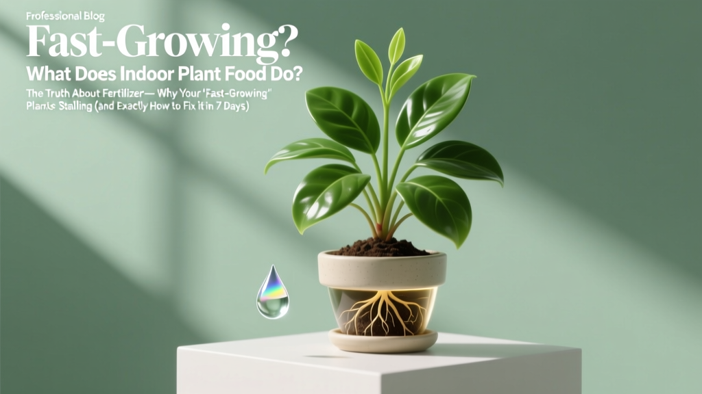 Fast Growing What Does Indoor Plant Food Do? The Truth About Fertilizer—Why Your 'Fast-Growing' Plants Are Stalling (and Exactly How to Fix It in 7 Days)